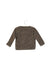 A Brown Long Sleeve Tops from Bout'Chou in size 6-12M for neutral. (Back View)