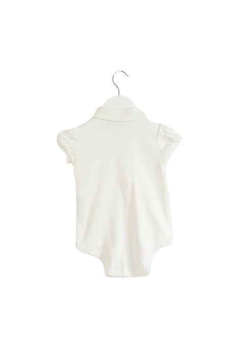 A White Short Sleeve Bodysuits from Ralph Lauren in size 6-12M for girl. (Back View)