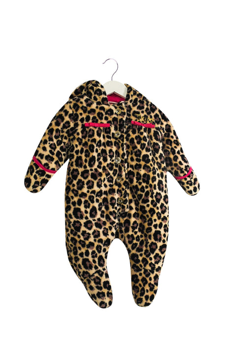 A Brown Long Sleeve Jumpsuits from Juicy Couture in size 6-12M for girl. (Front View)