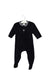 A Navy Long Sleeve Jumpsuits from Jacadi in size 3-6M for boy. (Front View)