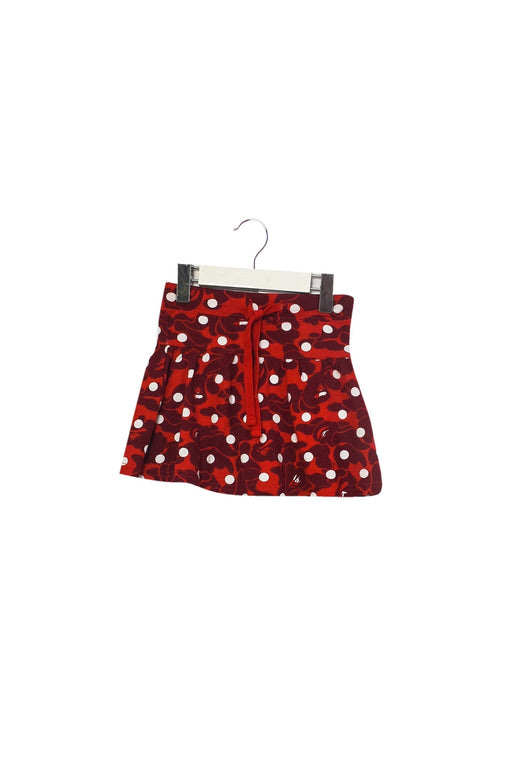 A Red Short Skirts from BAPE KIDS in size 4T for girl. (Front View)