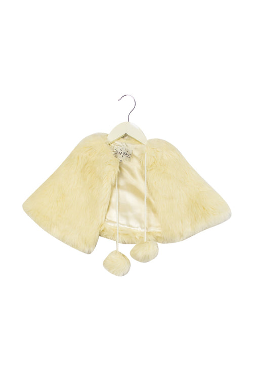 A White Capes & Ponchos from Rachel Riley in size 4T for girl. (Front View)