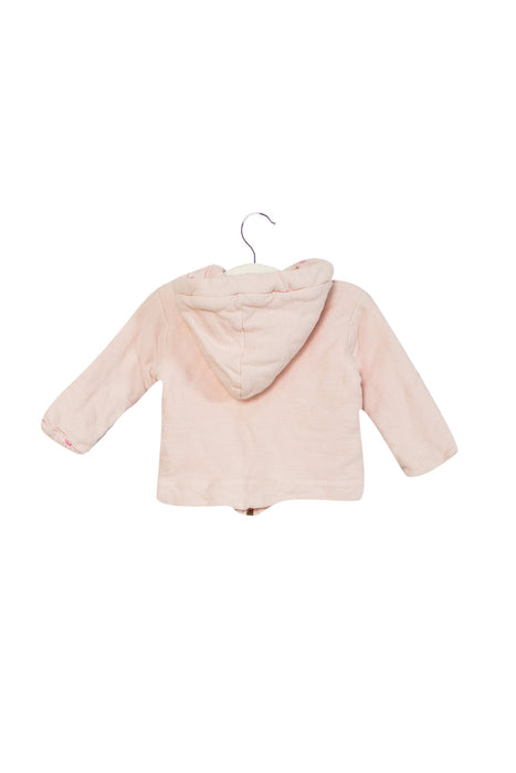 A Pink Zippered Sweatshirts from Trussardi in size 3-6M for girl. (Back View)