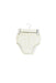 A White Bloomers from Seed in size 3-6M for girl. (Front View)