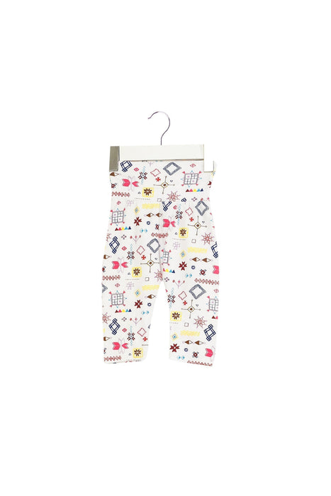 A White Leggings from Halcyon Nights in size 0-3M for girl. (Front View)