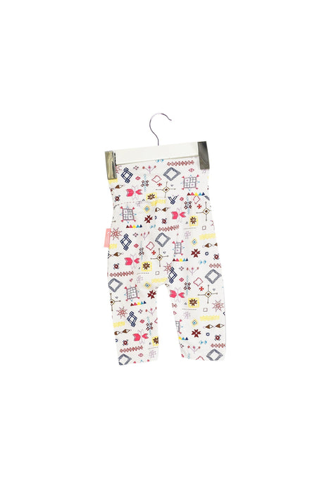 A White Leggings from Halcyon Nights in size 0-3M for girl. (Back View)