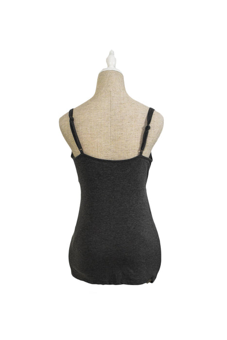 A Grey Sleeveless Tops from Thyme in size XS for maternity. (Back View)