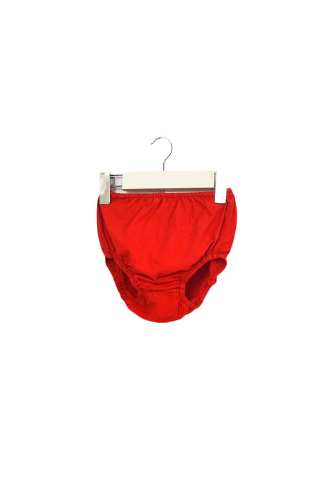 A Red Bloomers from La Coqueta in size 0-3M for girl. (Front View)