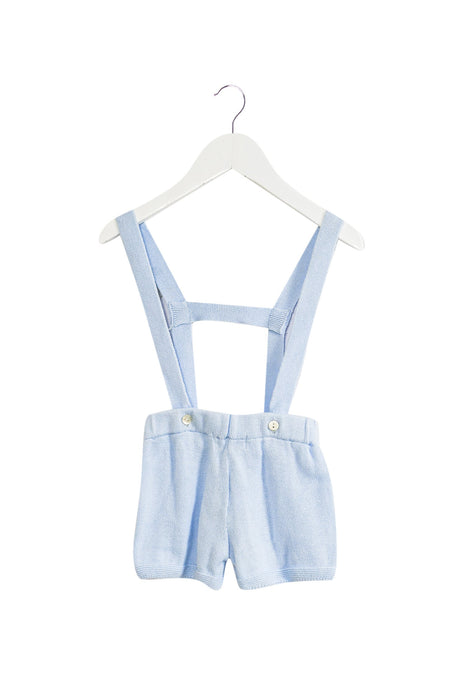 A Blue Shorts from Neck & Neck in size 3-6M for neutral. (Front View)
