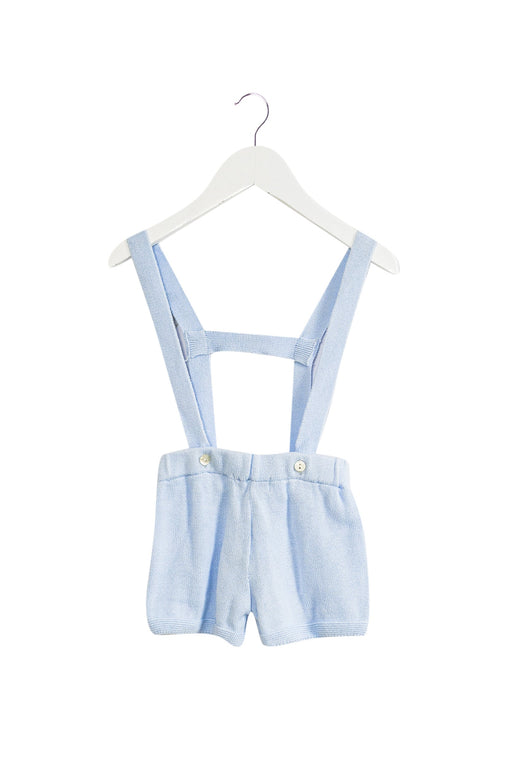 A Blue Shorts from Neck & Neck in size 3-6M for neutral. (Front View)