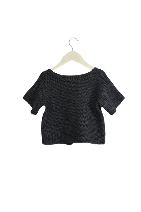 A Grey Cardigans from Bonpoint in size 3T for girl. (Back View)