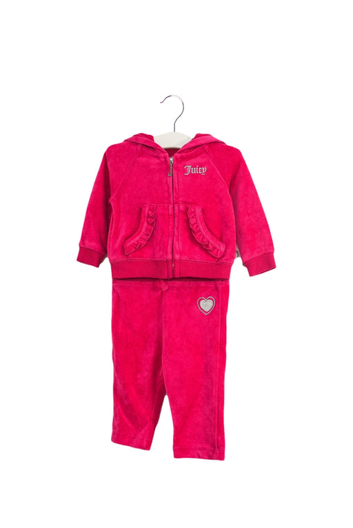 A Pink Pants Sets from Juicy Couture in size 3-6M for girl. (Front View)