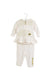 A White Pants Sets from Juicy Couture in size 3-6M for girl. (Front View)