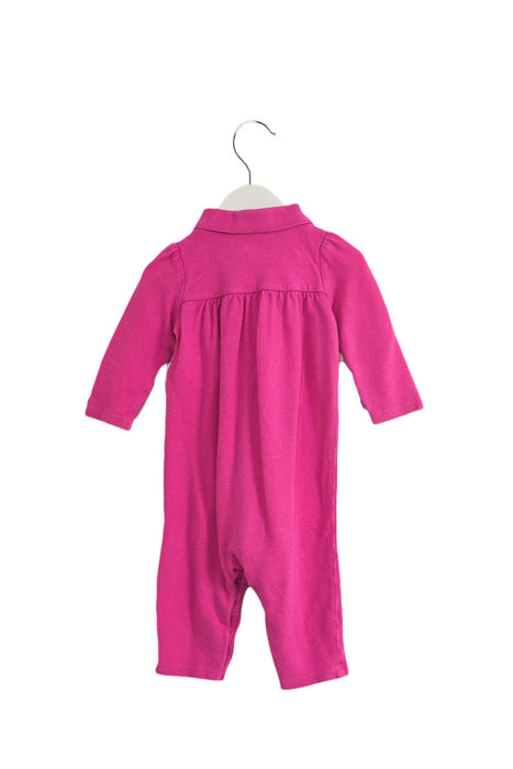 A Pink Long Sleeve Jumpsuits from Ralph Lauren in size 3-6M for girl. (Back View)