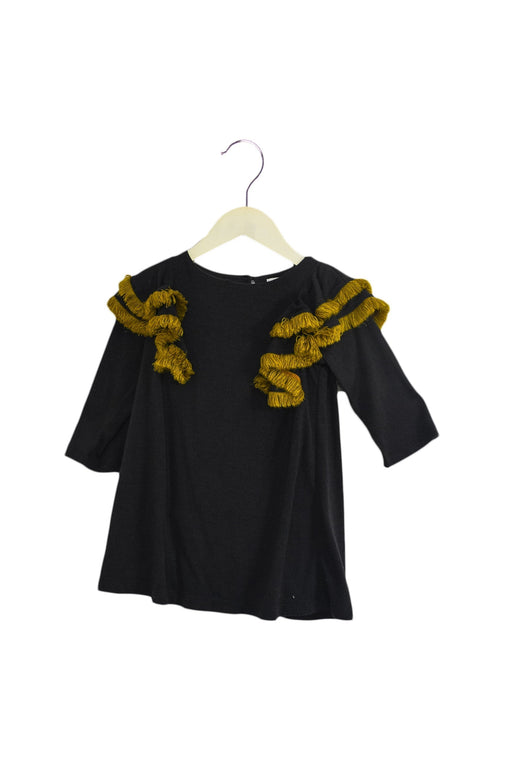 A Grey Long Sleeve Dresses from Oaks of Acorn in size 2T for girl. (Front View)