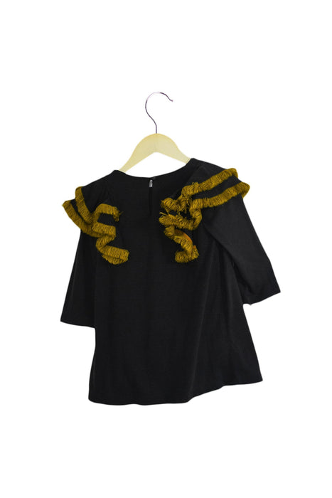 A Grey Long Sleeve Dresses from Oaks of Acorn in size 2T for girl. (Back View)