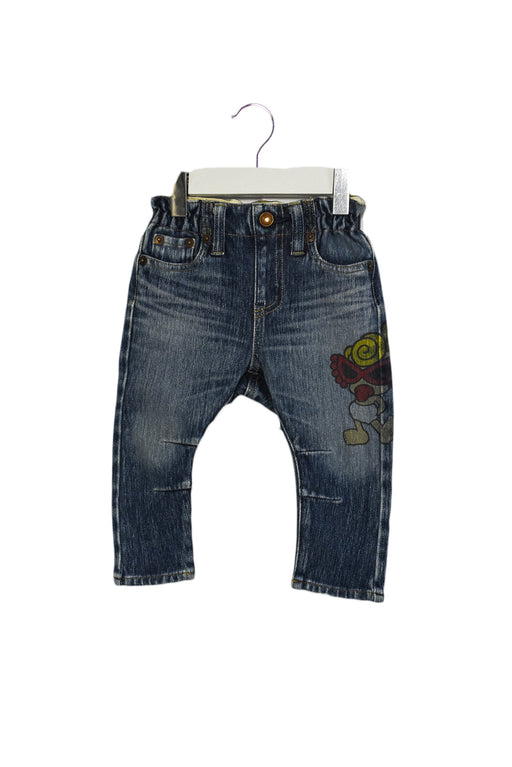 A Blue Jeans from Hysteric Mini in size 12-18M for girl. (Front View)