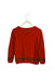 A Red Cardigans from Sonia Rykiel in size 6T for girl. (Back View)