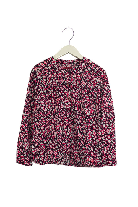 A Purple Long Sleeve Tops from La Compagnie des Petits in size 8Y for girl. (Front View)