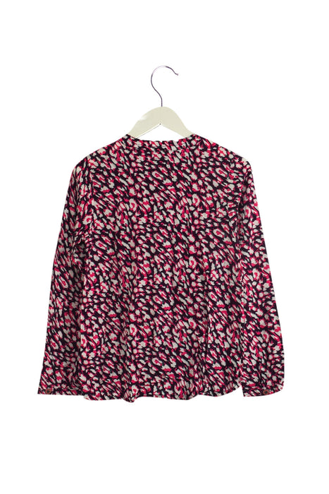 A Purple Long Sleeve Tops from La Compagnie des Petits in size 8Y for girl. (Back View)