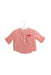 A Pink Long Sleeve Tops from Oaks of Acorn in size 3-6M for girl. (Front View)