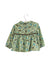 A Green Long Sleeve Tops from Tartine et Chocolat in size 12-18M for girl. (Back View)