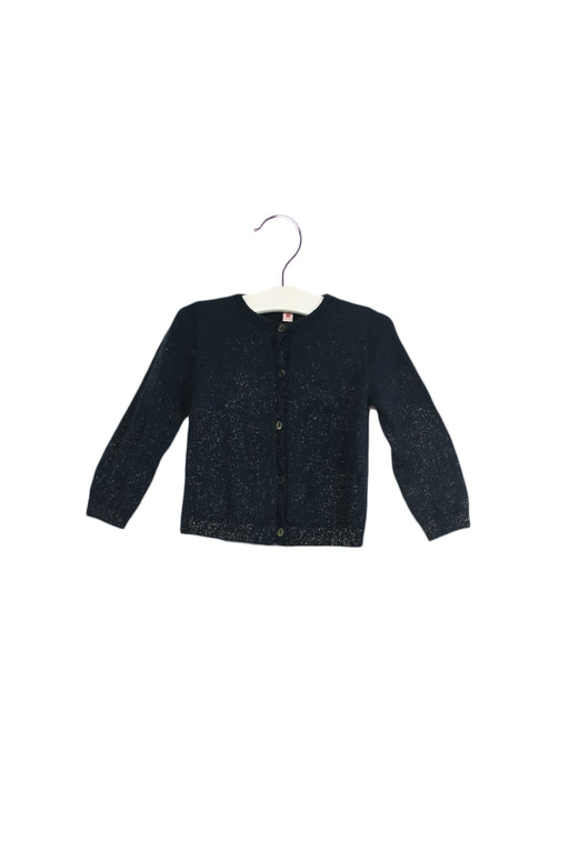 A Green Cardigans from Bonpoint in size 12-18M for girl. (Front View)