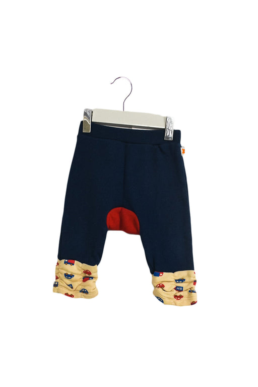 A Navy Sweatpants from Miki House in size 3-6M for boy. (Front View)