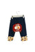 A Navy Sweatpants from Miki House in size 3-6M for boy. (Back View)