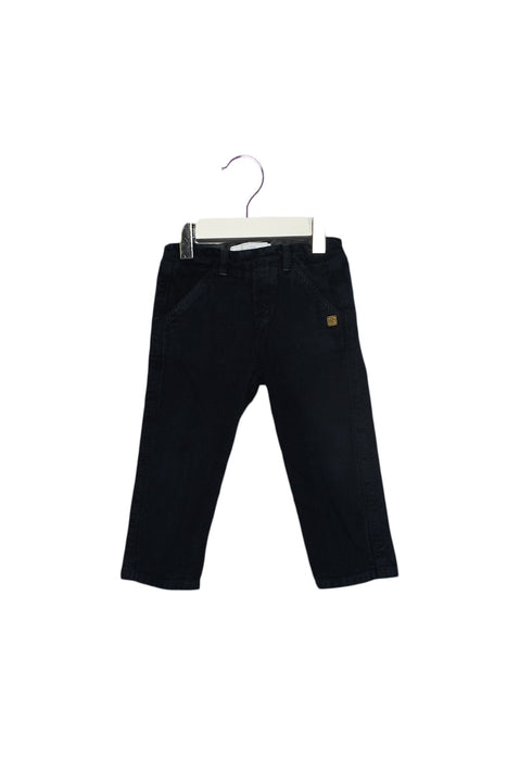 A Navy Casual Pants from Tartine et Chocolat in size 12-18M for boy. (Front View)