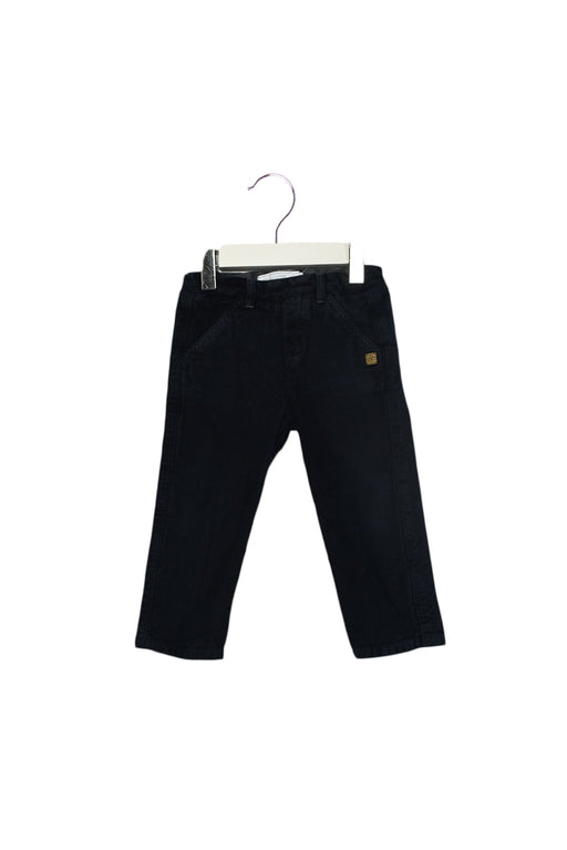 A Navy Casual Pants from Tartine et Chocolat in size 12-18M for boy. (Front View)