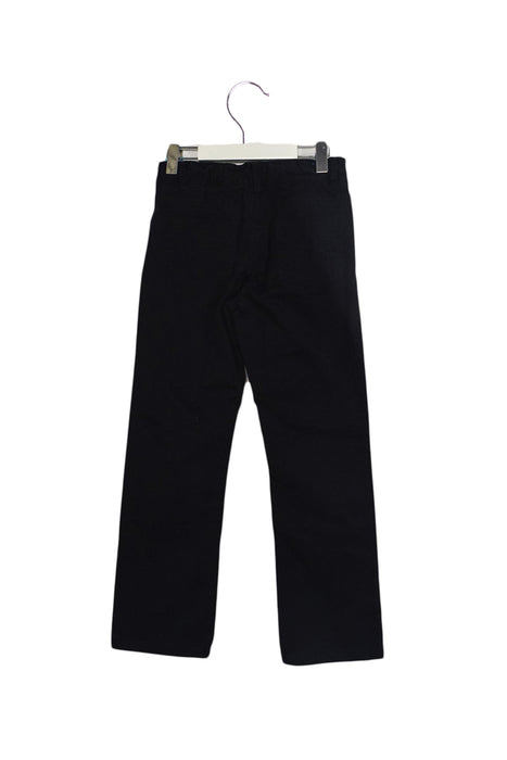 A Navy Casual Pants from Jacadi in size 8Y for girl. (Back View)