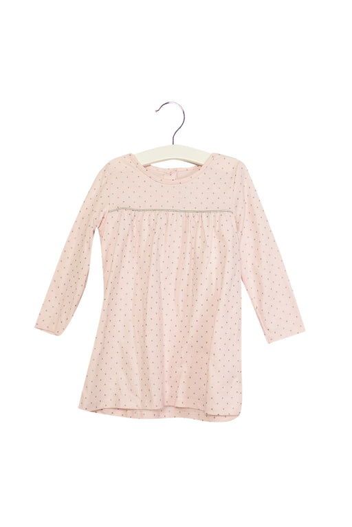 A Pink Nightgowns from The Little White Company in size 18-24M for girl. (Front View)
