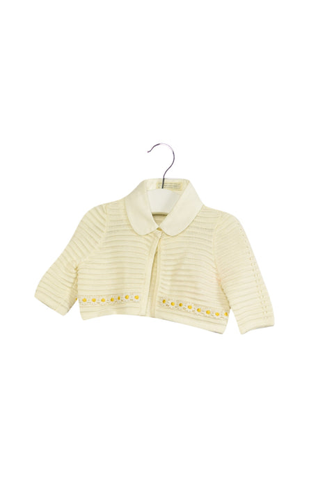 A White Cardigans from Nicholas & Bears in size 0-3M for girl. (Front View)
