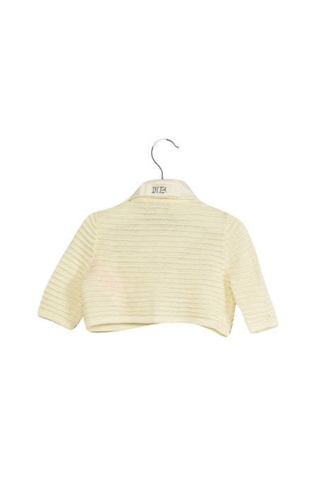 A White Cardigans from Nicholas & Bears in size 0-3M for girl. (Back View)