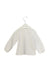 A White Long Sleeve Tops from Elephantito in size 3T for girl. (Back View)