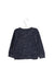 A Navy Zippered Sweatshirts from Nautica in size 12-18M for girl. (Back View)