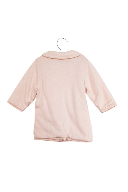 A Pink Coats from Emile et Rose in size 6-12M for girl. (Front View)