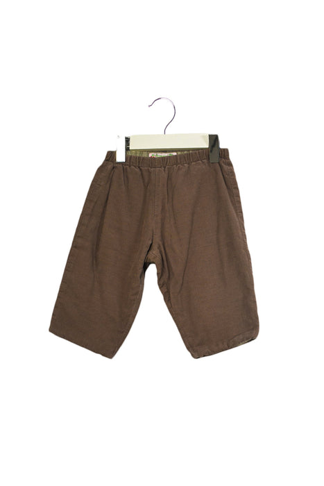 A Brown Casual Pants from Bonpoint in size 3-6M for girl. (Front View)