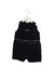 A Navy Sleeveless Rompers from Armani in size 6-12M for girl. (Front View)