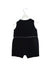 A Navy Sleeveless Rompers from Armani in size 6-12M for girl. (Back View)