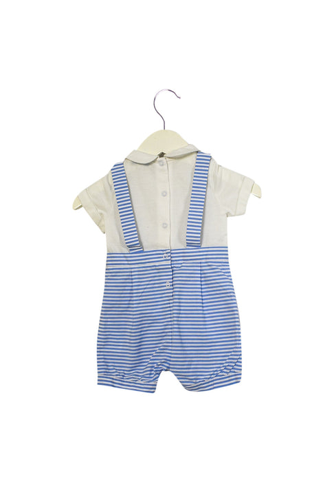 A Blue Short Sleeve Rompers from Nicholas & Bears in size 3-6M for boy. (Back View)