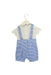 A Blue Short Sleeve Rompers from Nicholas & Bears in size 3-6M for boy. (Back View)