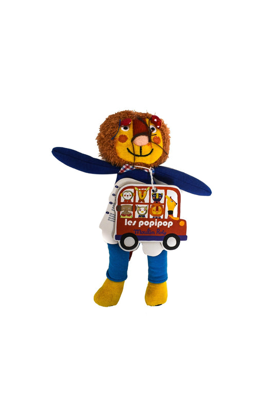 A Blue Soft Toys from Moulin Roty in size O/S for neutral. (Front View)