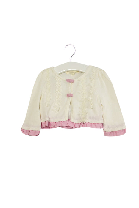 A White Cardigans from Nicholas & Bears in size 12-18M for girl. (Front View)