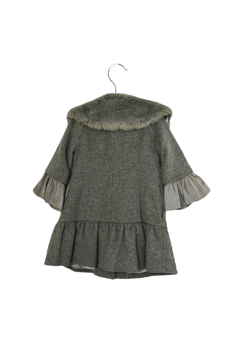 A Grey Coats from Nicholas & Bears in size 12-18M for girl. (Back View)