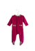 A Pink Long Sleeve Jumpsuits from Jacadi in size 3-6M for girl. (Front View)