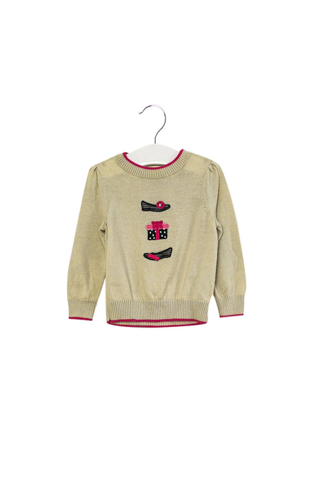 A Beige Knit Sweaters from Nicholas & Bears in size 12-18M for girl. (Front View)