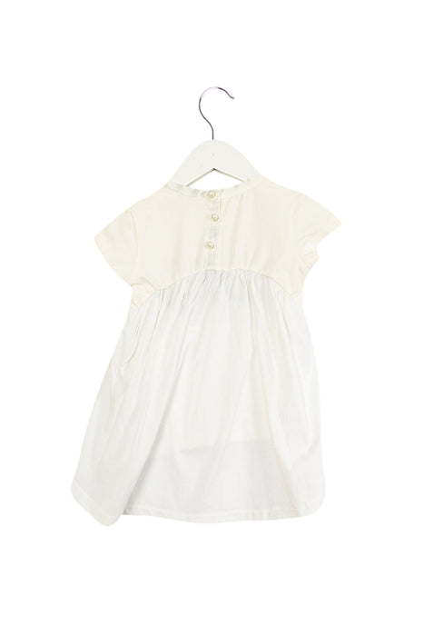 A White Short Sleeve Tops from Lu Lu by Miss Grant in size 3T for girl. (Back View)