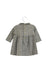 A Grey Sweater Dresses from Il Gufo in size 3-6M for girl. (Back View)